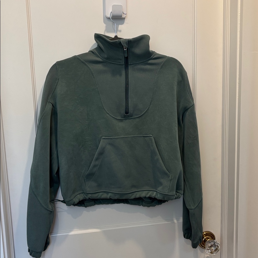 Lululemon Athletica Teal Half-Zip Pullover